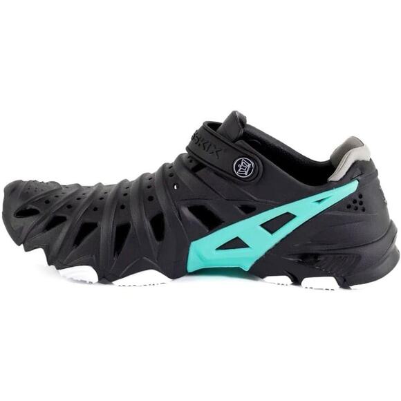 Crosskix 2.0 Panther Black Teal Hybrid Water Shoes UNISEX Boat Beach NEW/NIB!! - Picture 2 of 11